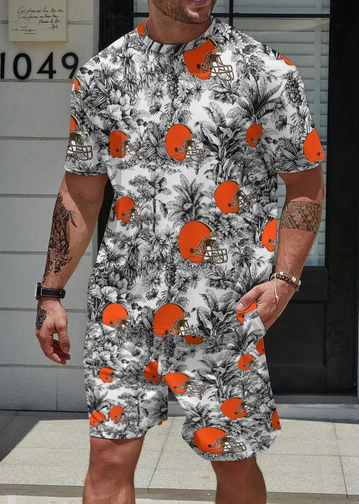 Cleveland Browns Limited Edition Top And Shorts Two-Piece Suits