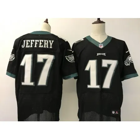 Men's Philadelphia Eagles #17 Alshon Jeffery  Black 2017 Elite Stitched NFL Jersey