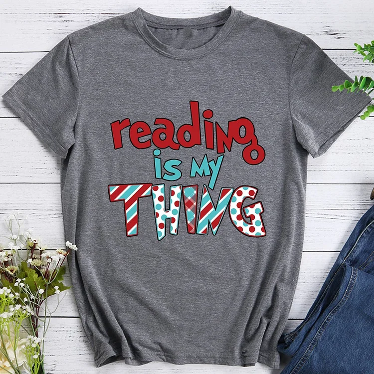 ⚡UP TO 50% OFF - Reading Is My Thing T-shirt Tee -06051