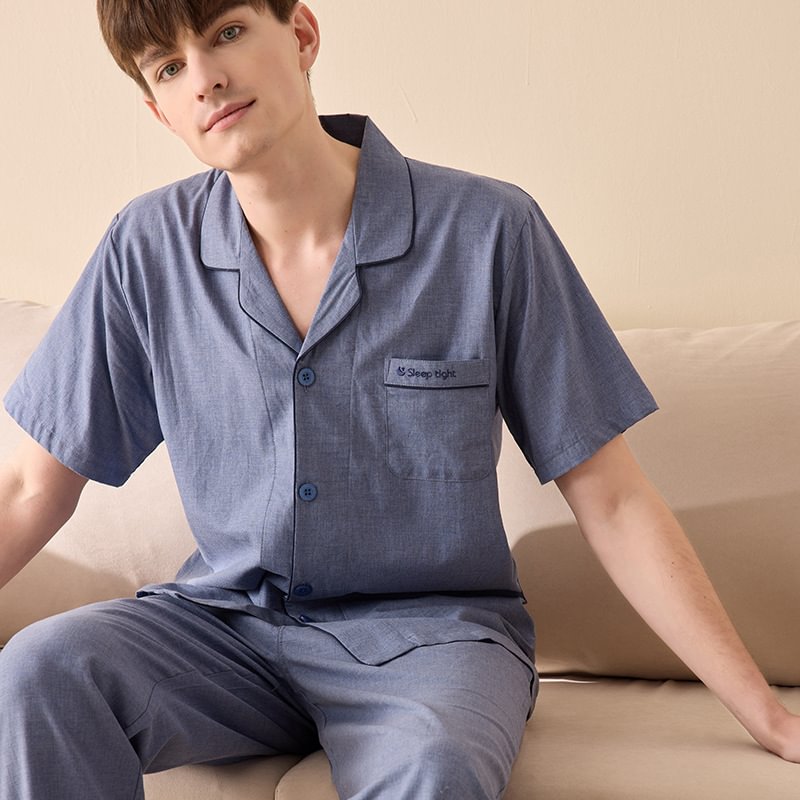 Short Sleeve Cotton Pajamas Set DG504