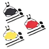 Metal Bike Front Basket Detachable Bike Front Rack Carrier 33 LBS Capacity Luggage Panniers Bag Carrier Bracket with Straps for Outdoor Travel Cycling & Commute