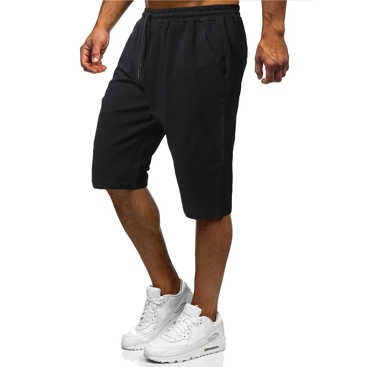 BrosWear Beach Vacation Solid Color Short Pants
