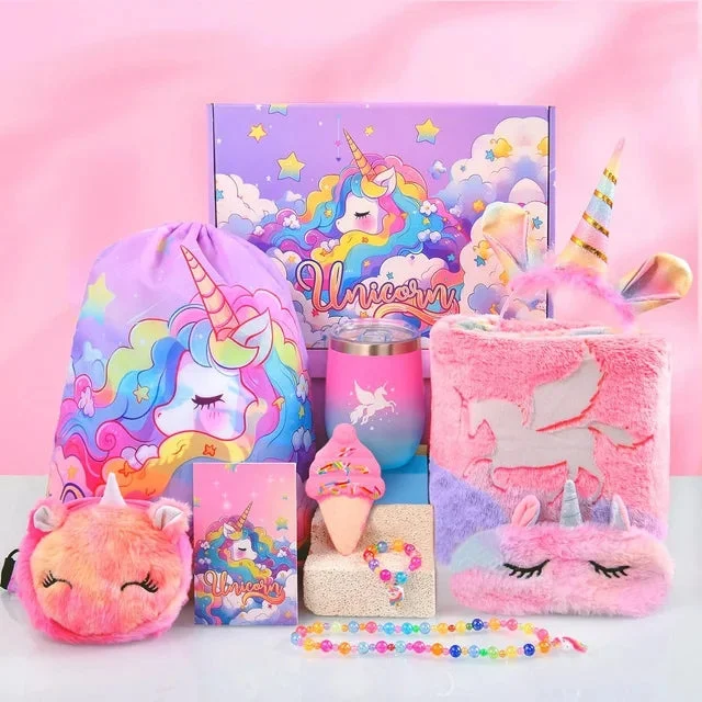 iTi Unicorn Gifts for Girls Age 6-3 4 5 7 8 9 10 Years Old Girl Bestfriend Birthday Gift Ideas Back to School Girlgift Surprise Box for Girl Aged 4-6 6-8 8-10