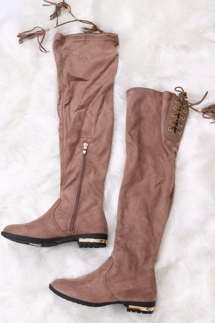 Layla Lace Up Boots Katch Me