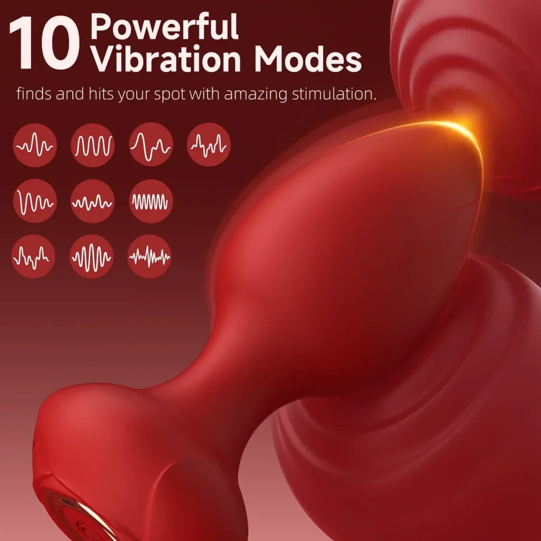 Jack - Vibrating Anal Butt Plug Vibrators Wireless Remote Controller Anal Plug Male Prostate Massage