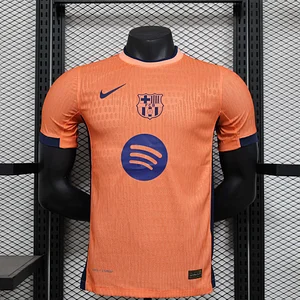 2024/2025 Player Version Barcelona Special Edition Orange Football Shirt 1:1 Thai Quality