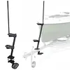 [US Local Warehouse] Boat Trailer Steps with Handrails Anti-Slip Boat Trailer Ladder Yacht Staircase Marine Trailer Step Capacity 450 lbs for Boats Dock & Launching