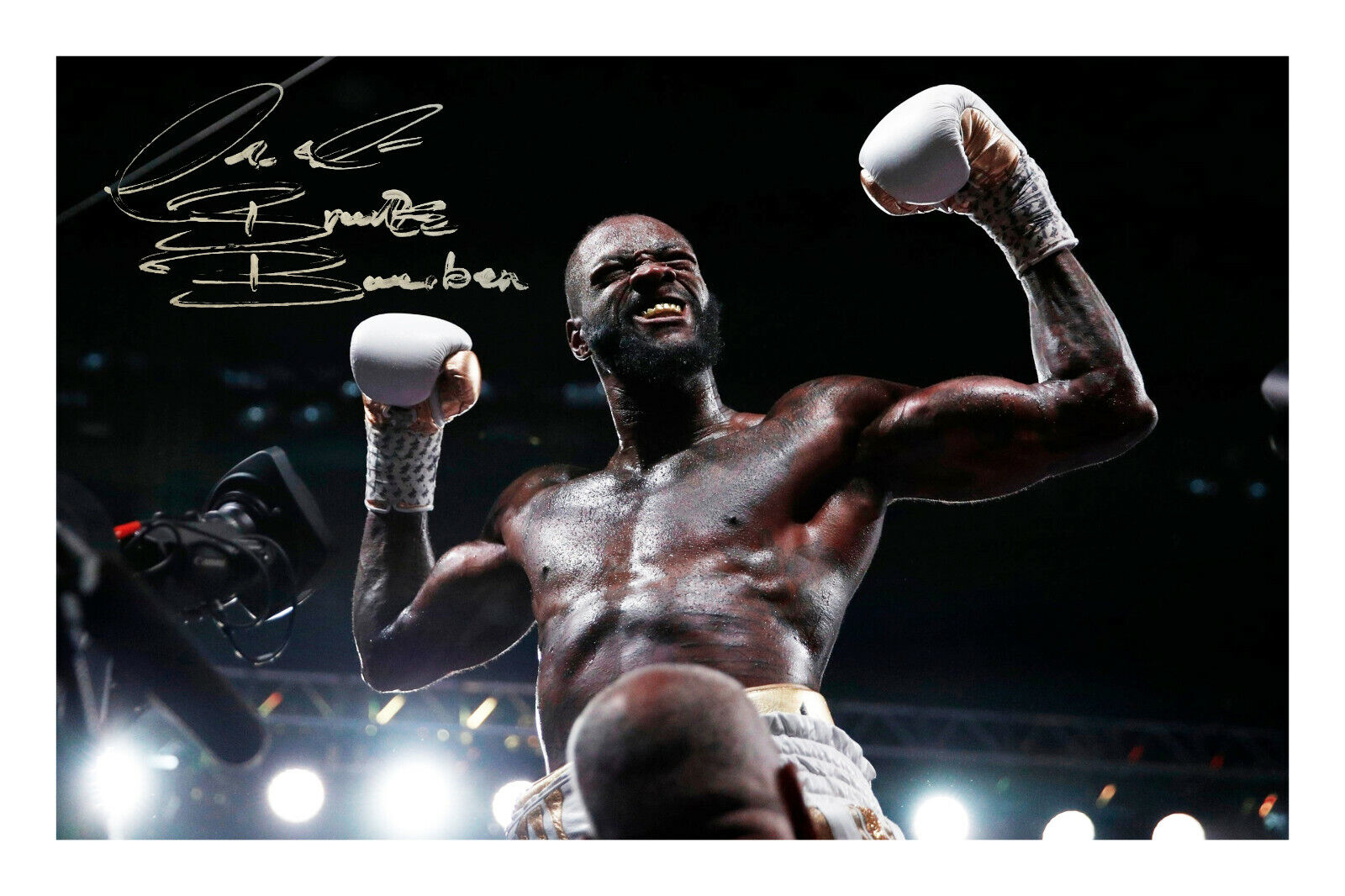 Deontay Wilder Signed Photo Poster painting Print Poster Autograph Heavyweight Boxing