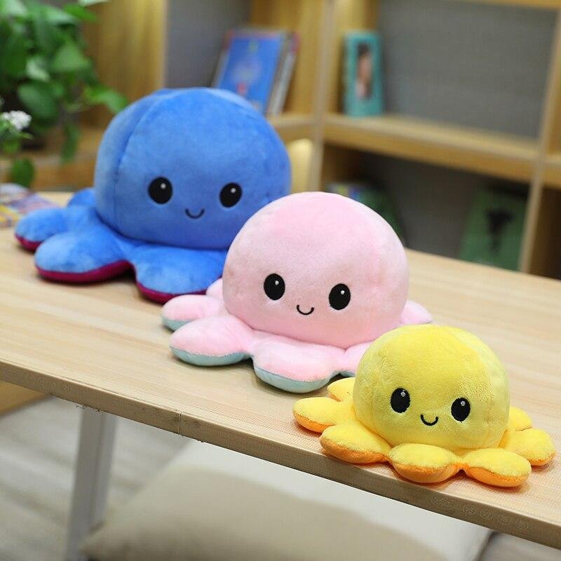 40cm reversible octopus plush