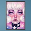 uk.everydayedeals (Limited Stock)Diamond Painting - Round AB Drills - Dark Candy Girl(45*65cm)