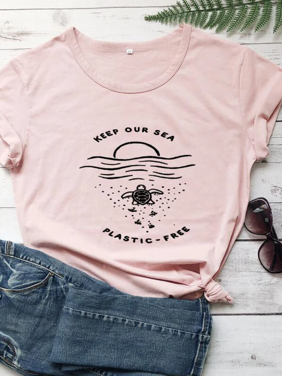 Keep Our Sea Plastic Free T-shirt