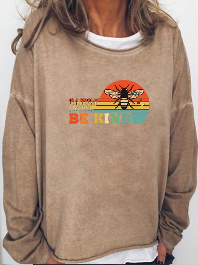 Long Sleeve Crew Neck Be Kind Sweatshirt