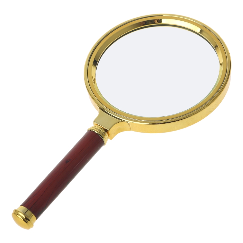 Likron Watches Retro Handheld Magnifying Glass 10X Power - Classic Design Loupe for Reading