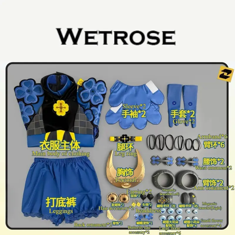 [Wetrose] Pre-Order Zenless Zone Zero Dracaene Sunbringer Game Outfit Cosplay Costume 