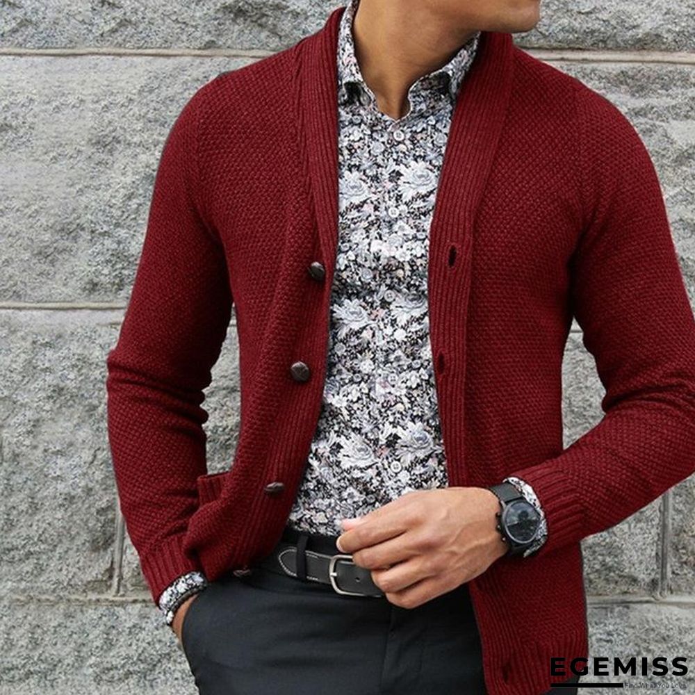 Men's Cardigan Single-breasted Sweater | EGEMISS
