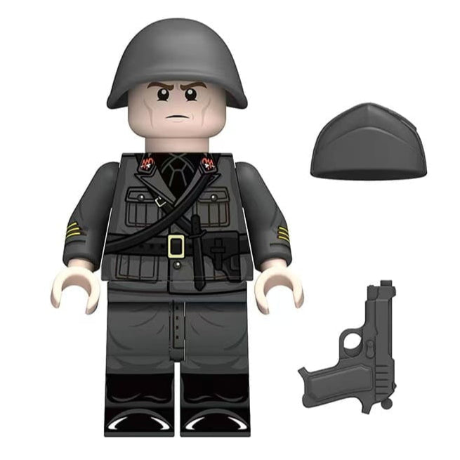 WW2 Italian Infantry Soldier (Beretta M1934) Custom Military Minifigure Minifigure Bricks monstertoys
