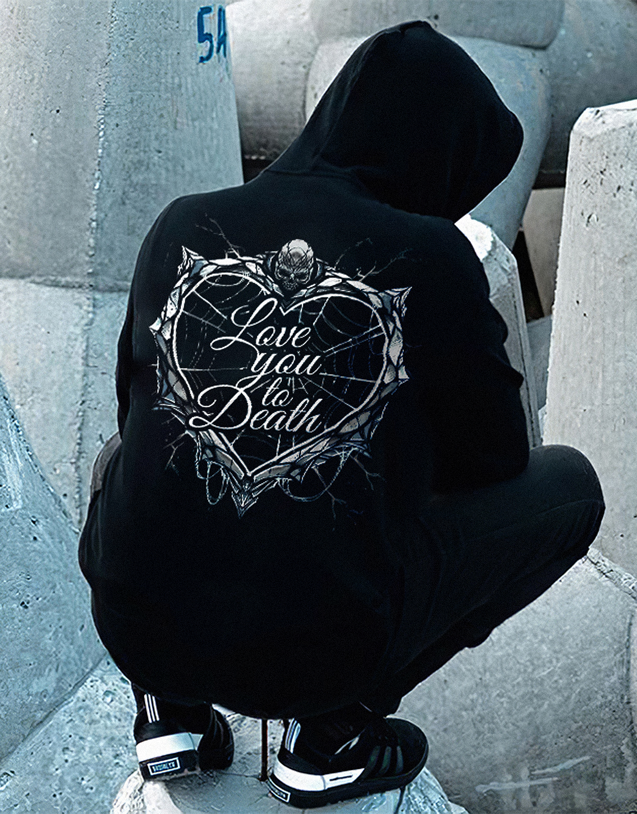 Love You To Death Sweatshirt / TECHWEAR CLUB / Techwear