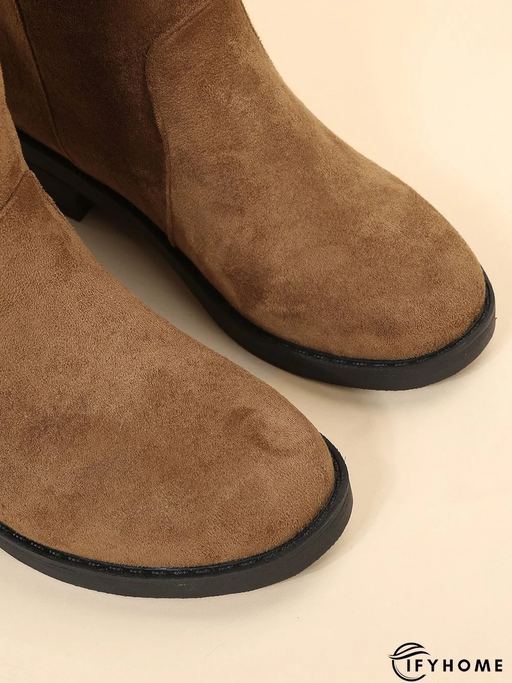 Plus Size Winter Casual Slip On Warm Lined Snow Boots | IFYHOME