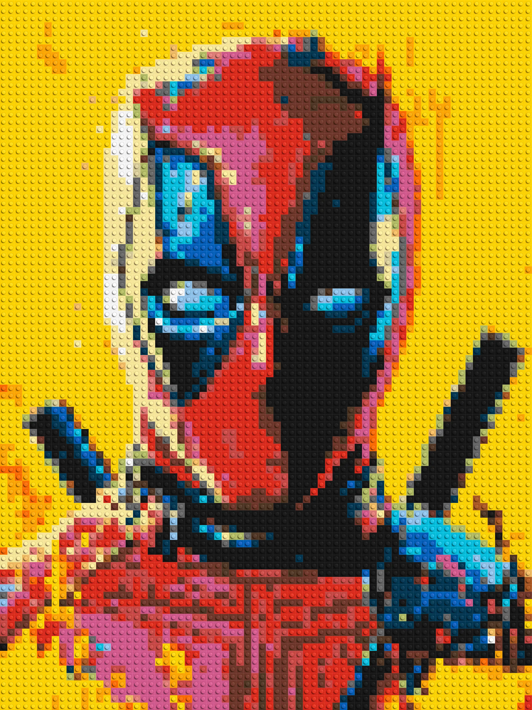 Deadpool Pixel Art - Brick Art Mosaic Kit