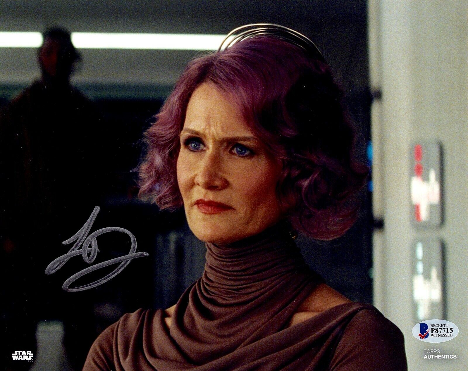 LAURA DERN Autographed SIGNED 8x10 Photo Poster painting STAR WARS VICE ADMIRAL HOLDO JSA CERT