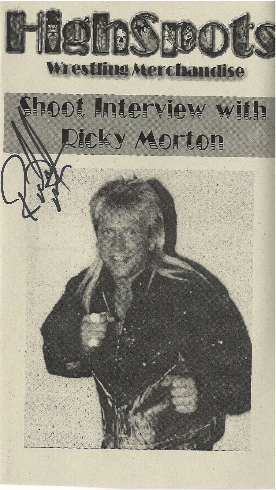 RICKY MORTON ROCK & ROLL EXPRESS TAG TEAM CHAMPIONS RARE SIGNED DVD INSERT