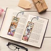 (US Local)4Pcs Diamond Painting Bookmarks Diamond Art Bookmarks for Book Lovers (Cat)