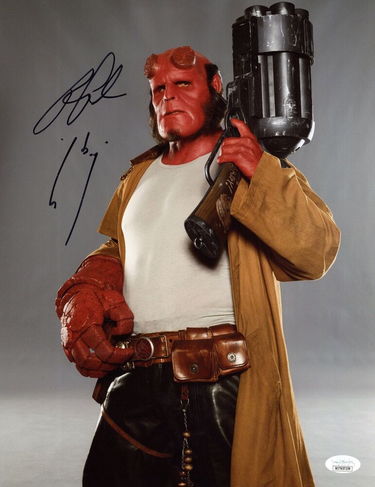 Ron Perlman Signed 11x14 Photo Poster painting Hellboy Autographed