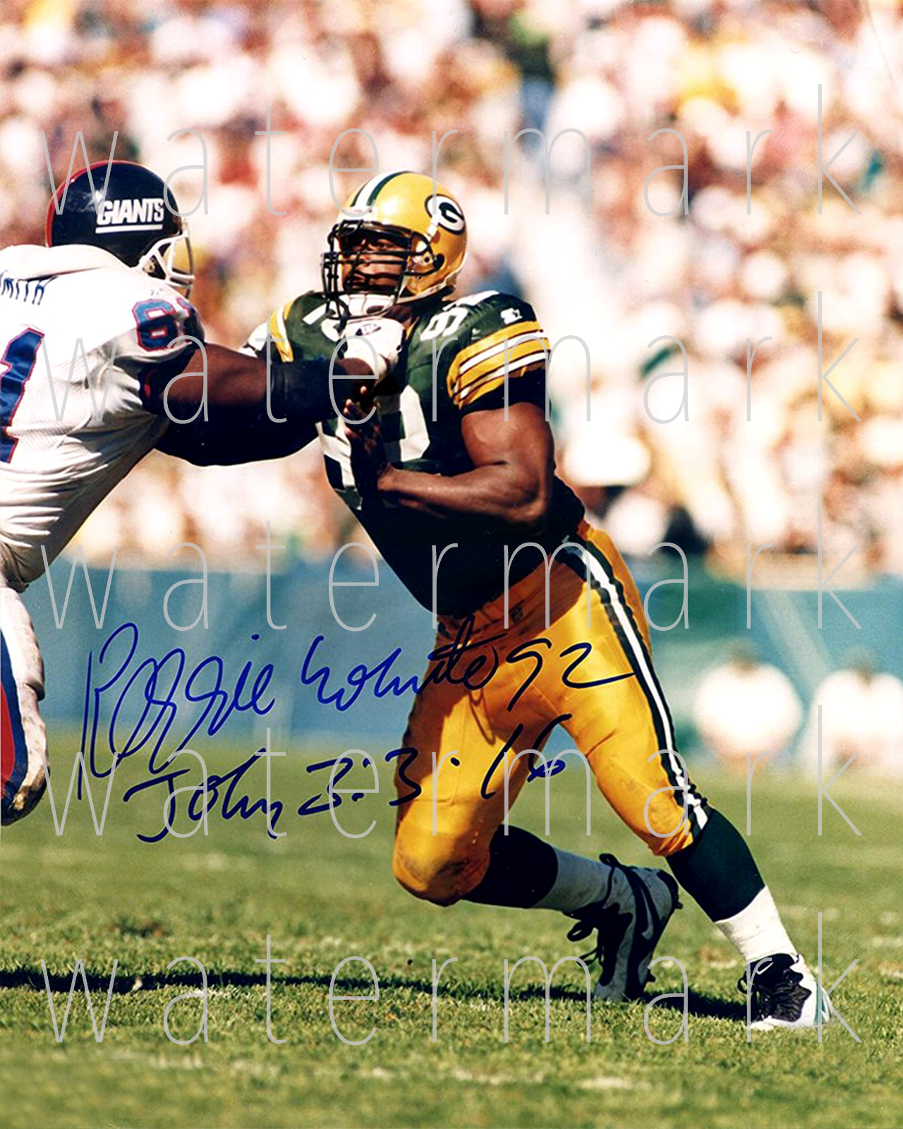 Reggie White Packers NFL Football signed 8X10 print Photo Poster painting poster autograph RP