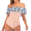 Gioiacombo &trade; Costume intero con stampa volant  &nbsp;