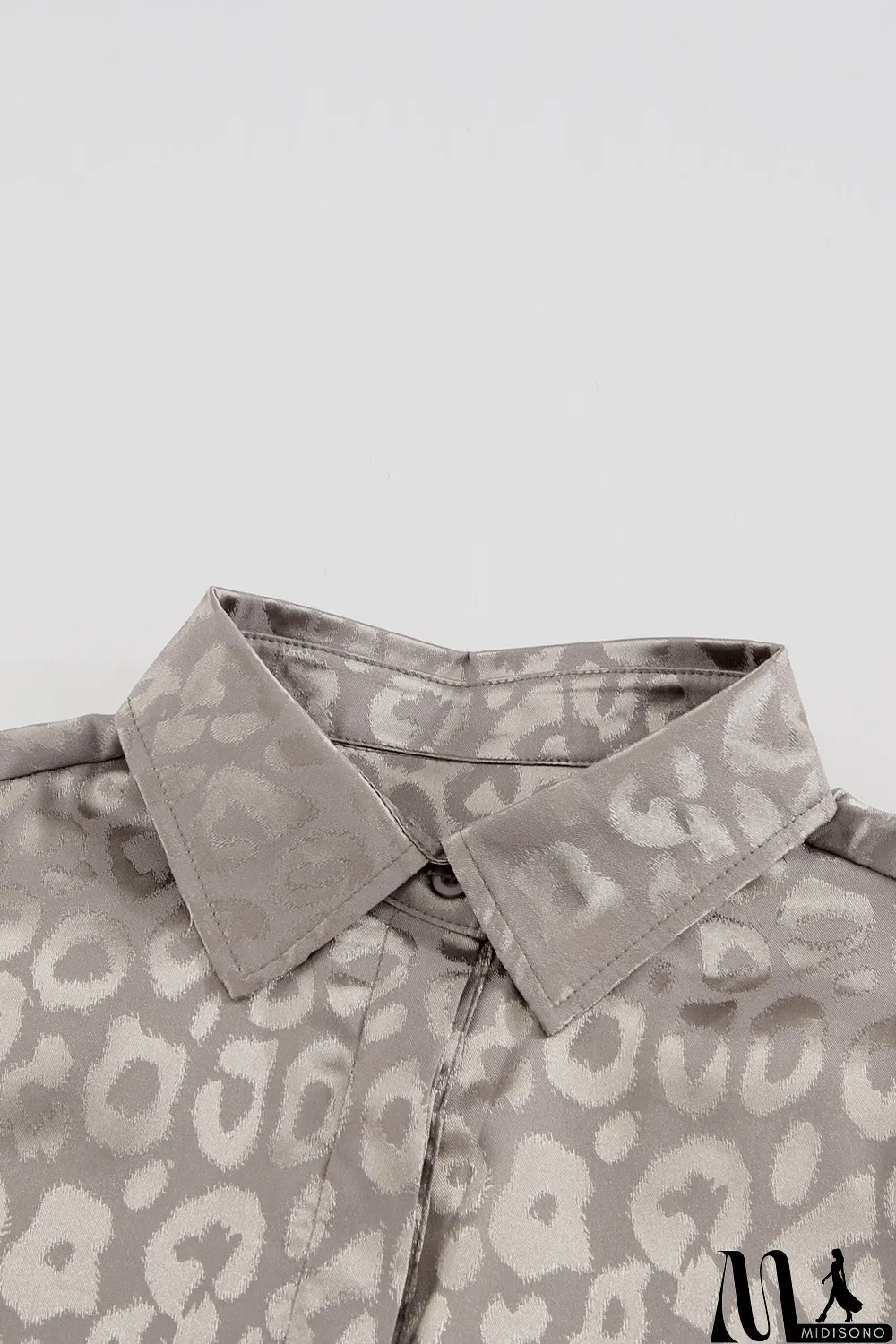 MidiSono - Embossed Button Shirt