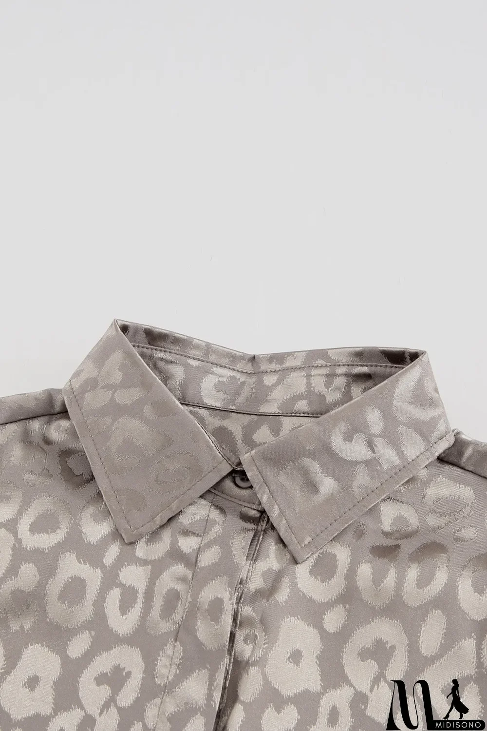 MidiSono - Embossed Button Shirt
