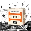 Cassette Tape Design Case Cover for Samsung Galaxy Buds4/4Pro Soft Silicone Protective Cover Shock-Proof Scratch-Resistant