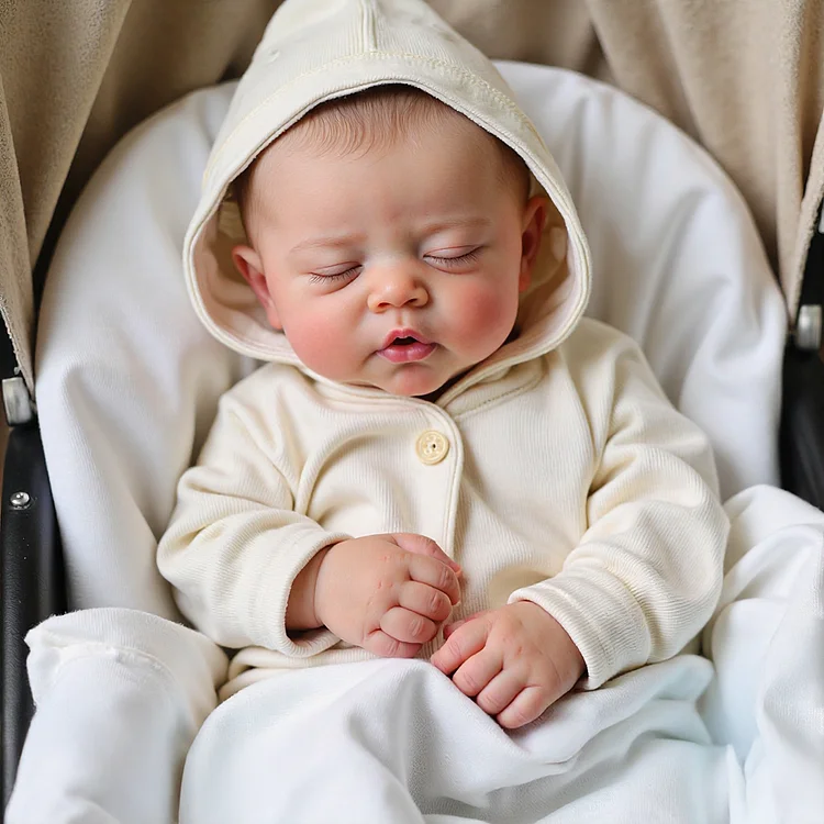 12“ & 16" Flexible Full Silicone Realistic Baby, Soft Newborn Baby Doll Boy or Girl Auston with Realistic Birth Mark：Realistic Reborn Baby Dolls By Rsgdolls®