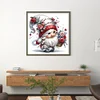 Flower Gnome-18CT Stamped Cross Stitch 30*30cm/11.81*11.81in