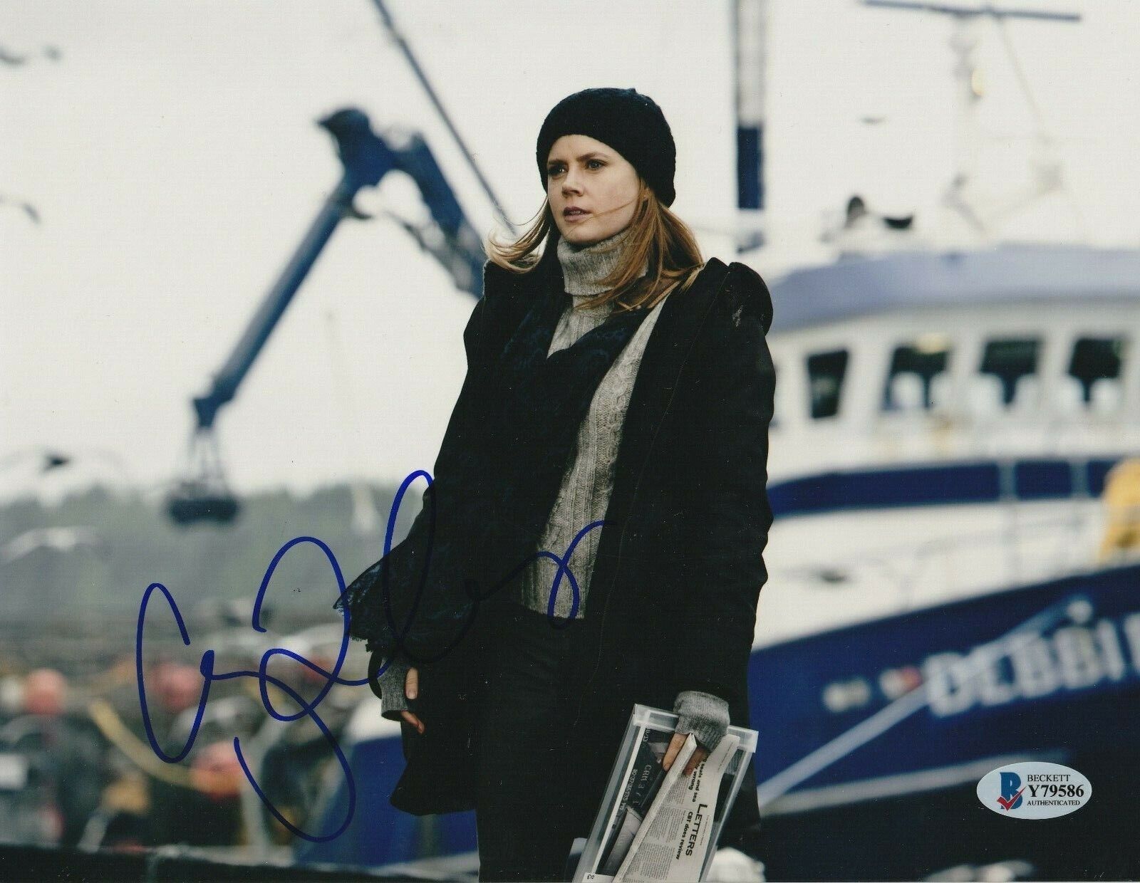 AMY ADAMS Signed LOIS LANE MAN OF STEEL 8x10 Photo Poster painting with Beckett COA