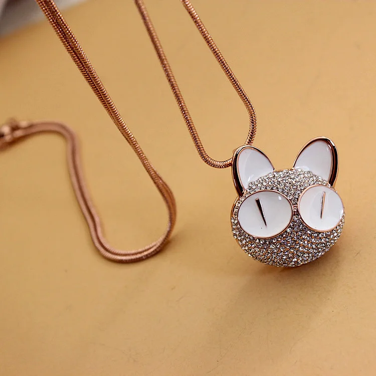 Staring Cat Necklace