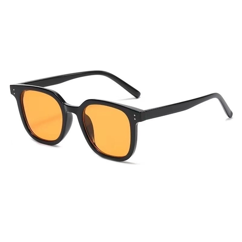 Fashion Solid Color Resin Square Full Frame Women’s Sunglasses