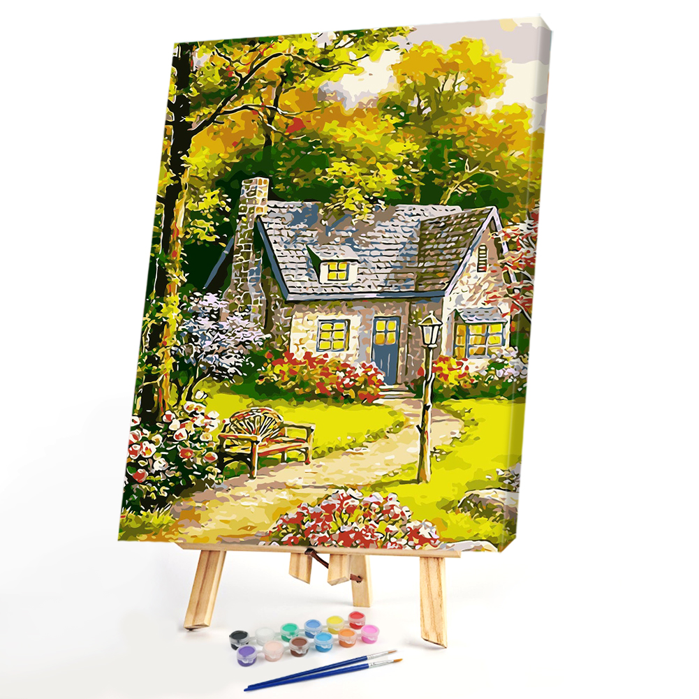 

40*50CM Paint By Numbers-Sunny House, 501 Original