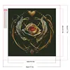uk.everydayedeals Diamond Painting - Round AB Drills - Rose Love(45*45cm)
