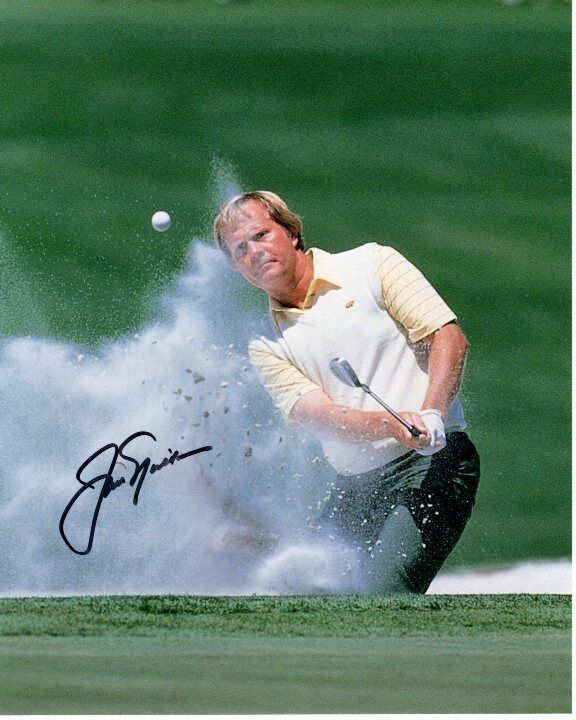 JACK NICKLAUS Signed Autographed PGA GOLF Photo Poster painting