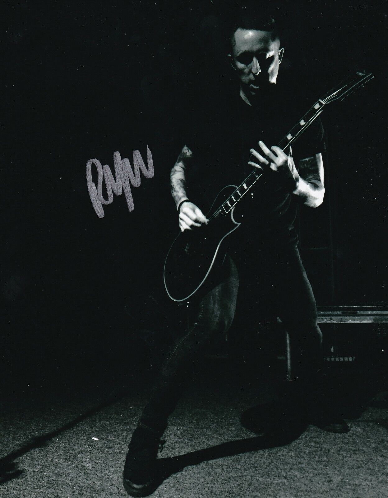 Ryan Key of Yellowcard REAL hand SIGNED Photo Poster painting #1 COA Autographed