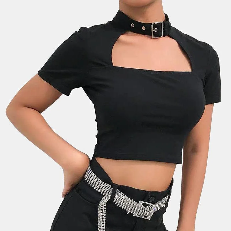 Choker Collar T-shirt