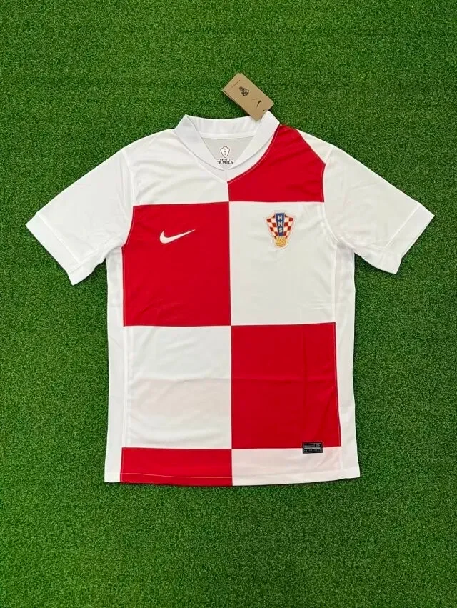 Croatia Home Kit 24/25 Euro Cup 2024 Football Jersey