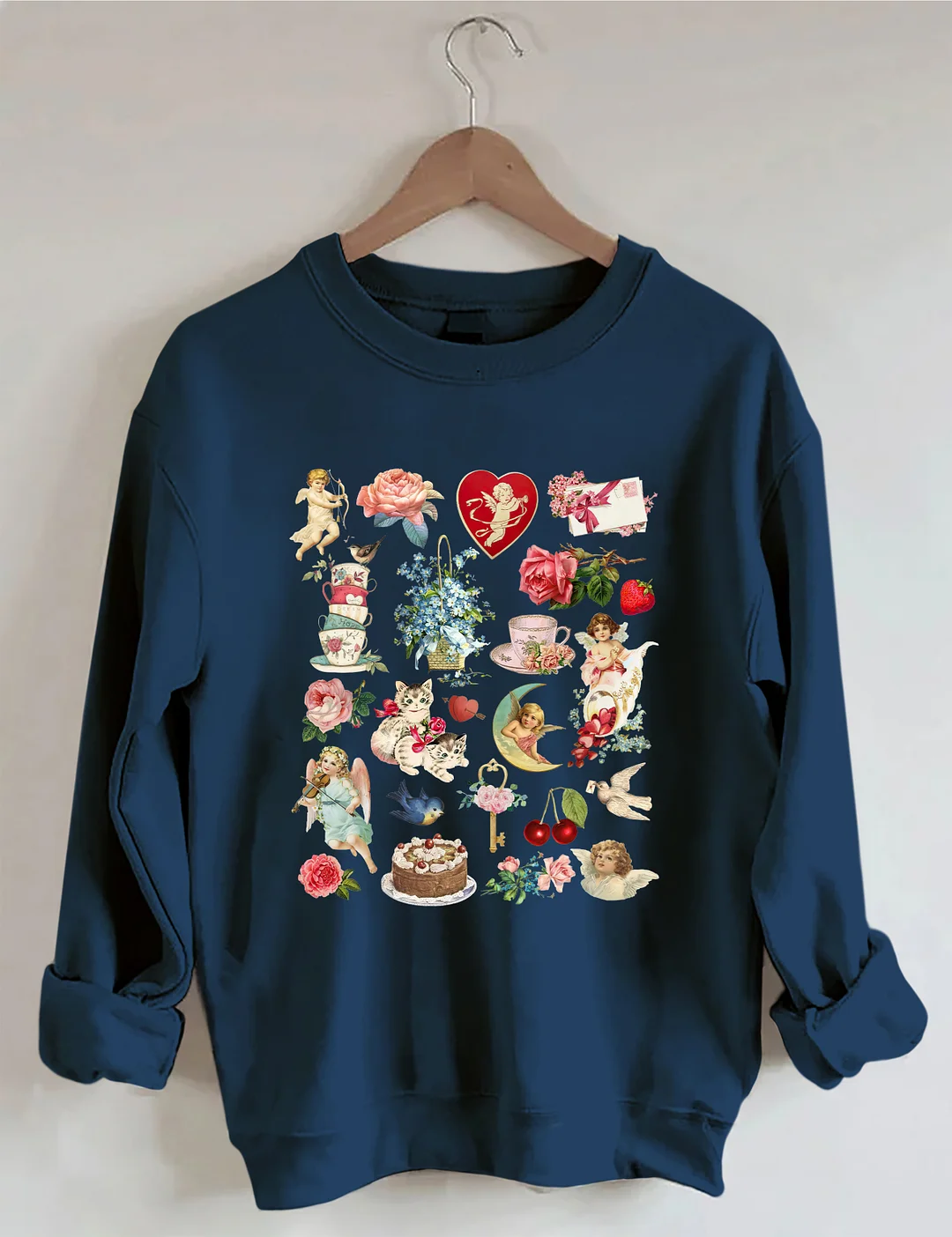 Valentine's Vintage Style Sweatshirt