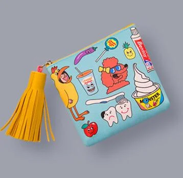 Milkjoy Strange Uncle  Capacity  Tassel Wallet