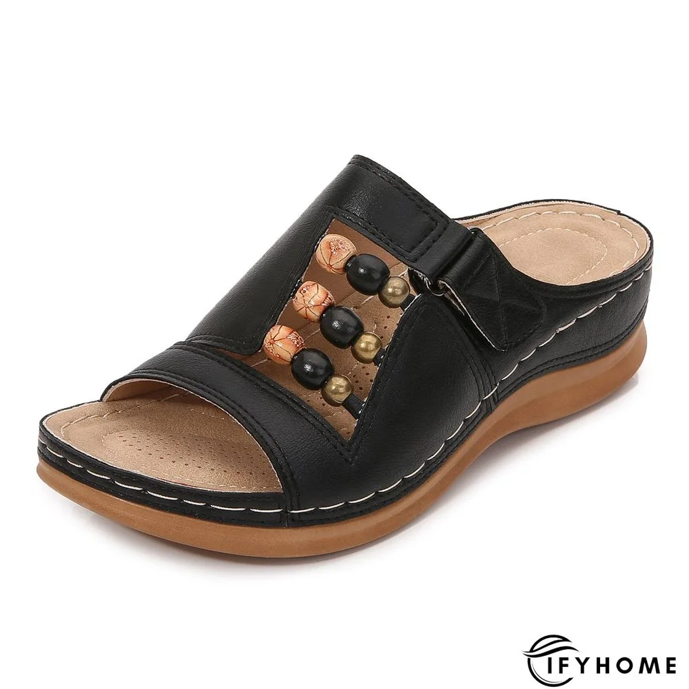 Leather Summer Slipper | IFYHOME