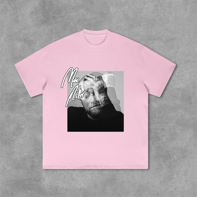 Mac Miller Album Graphic Print Cotton T-Shirt SOPULA