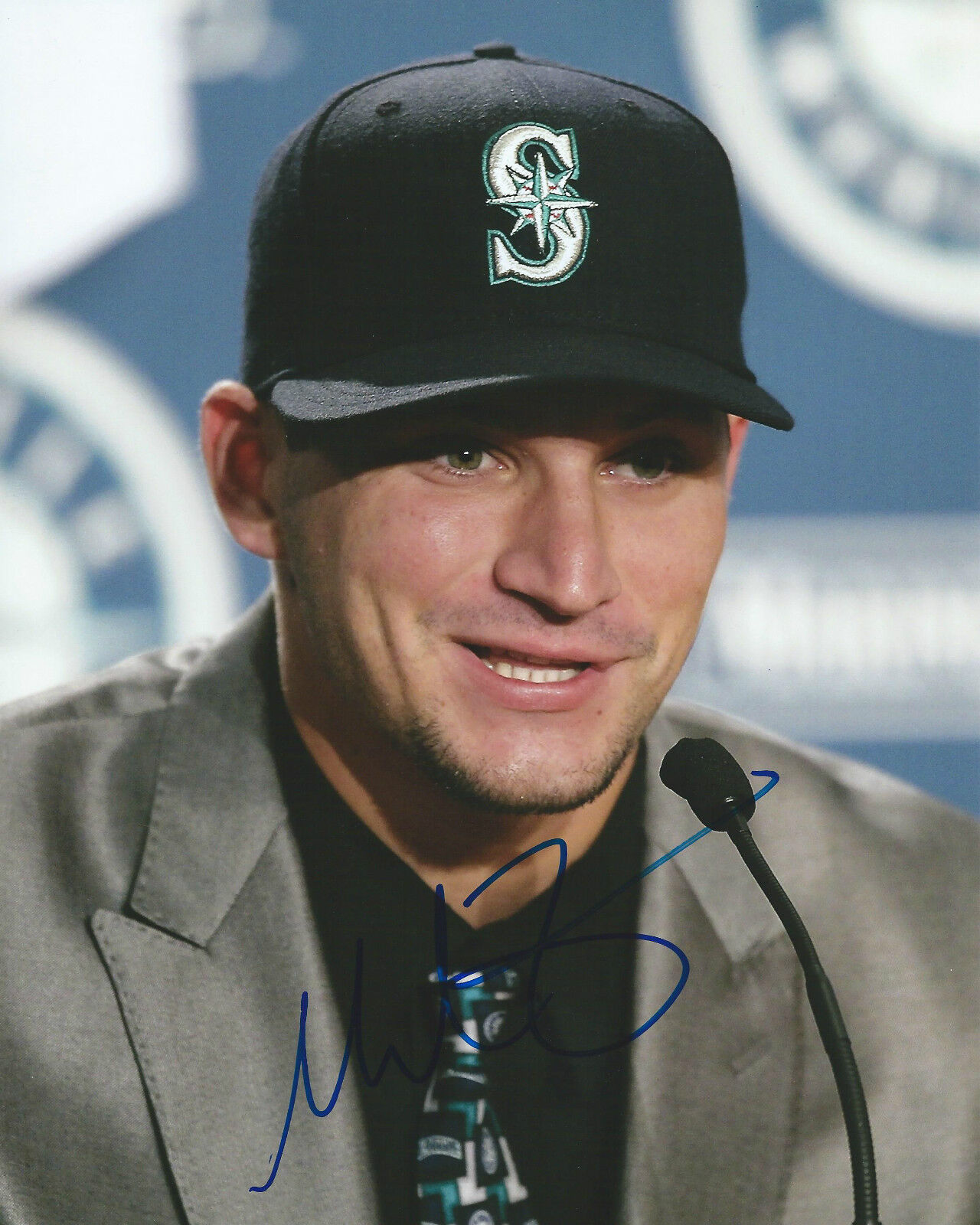 **GFA Seattle Mariners *MIKE ZUNINO* Signed 8x10 Photo Poster painting M3 COA PROOF!**