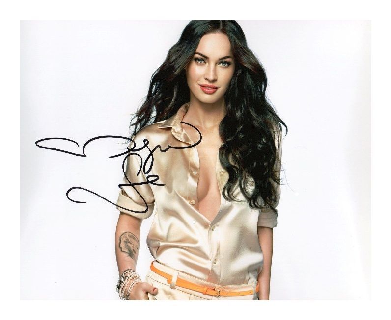 MEGAN FOX AUTOGRAPHED SIGNED A4 PP POSTER Photo Poster painting PRINT 3