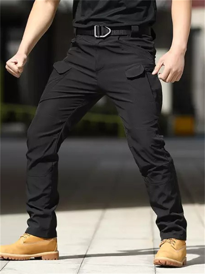 Men's Quick Dry Elastic Fabric Tear Resistant Tactical Multi Pocket Overalls-JRSEE